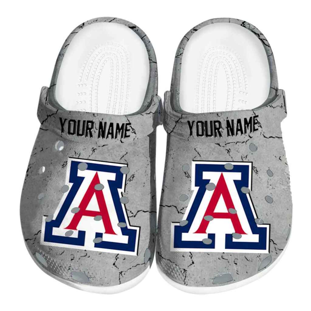 Custom Arizona Wildcats Cracked Texture ClogTVC1801980