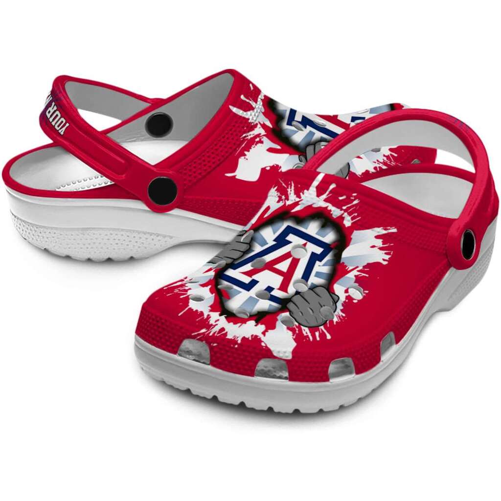 Custom Arizona Wildcats Gripping Hand ClogTVC1801979 - Image 3