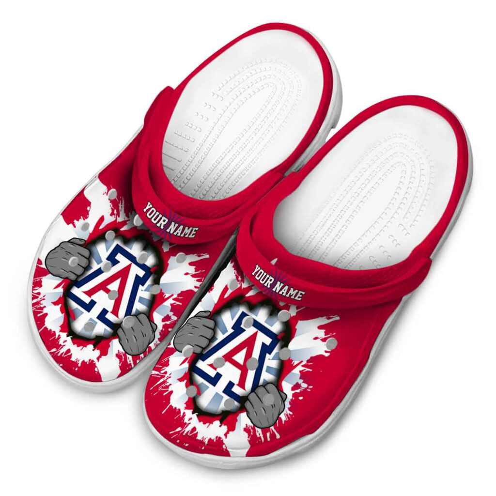 Custom Arizona Wildcats Gripping Hand ClogTVC1801979 - Image 4