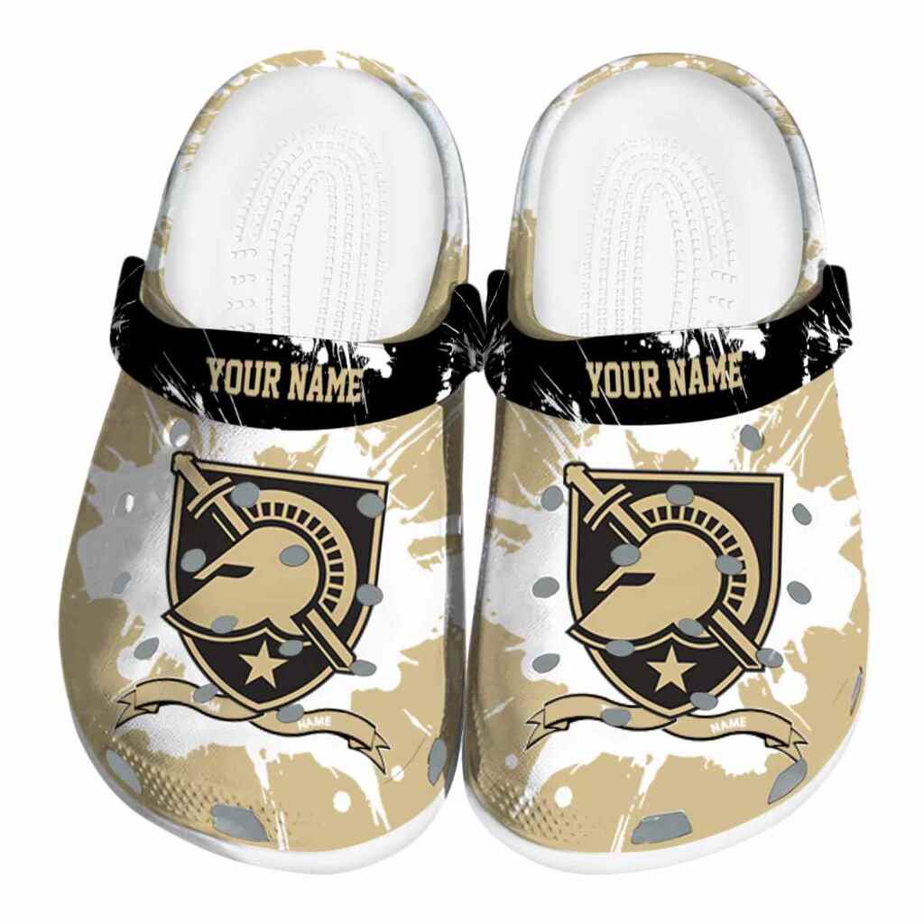 Custom Army Black Knights Splatter Pattern ClogTVC1801742