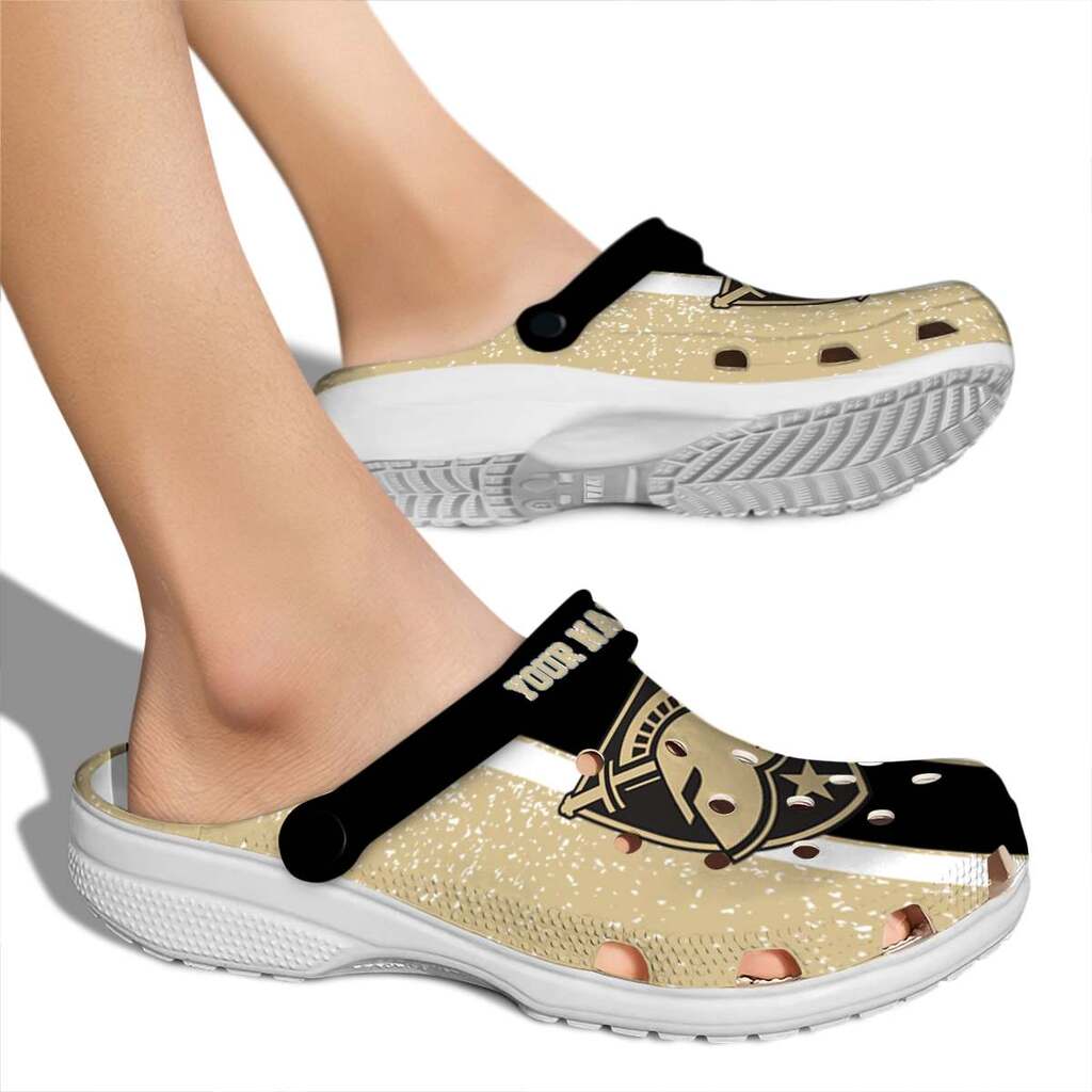 Custom Army Black Knights Vertical Stripes ClogTVC1801749 - Image 2