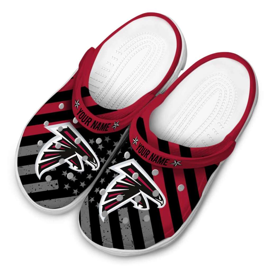 Custom Atlanta Falcons Star-Spangled Graphic ClogTVC1801984 - Image 4