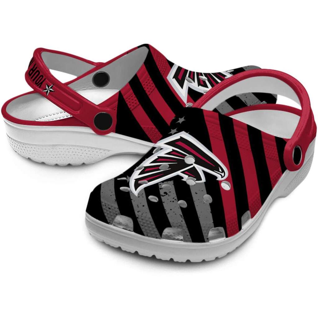 Custom Atlanta Falcons Star-Spangled Graphic ClogTVC1801984 - Image 3