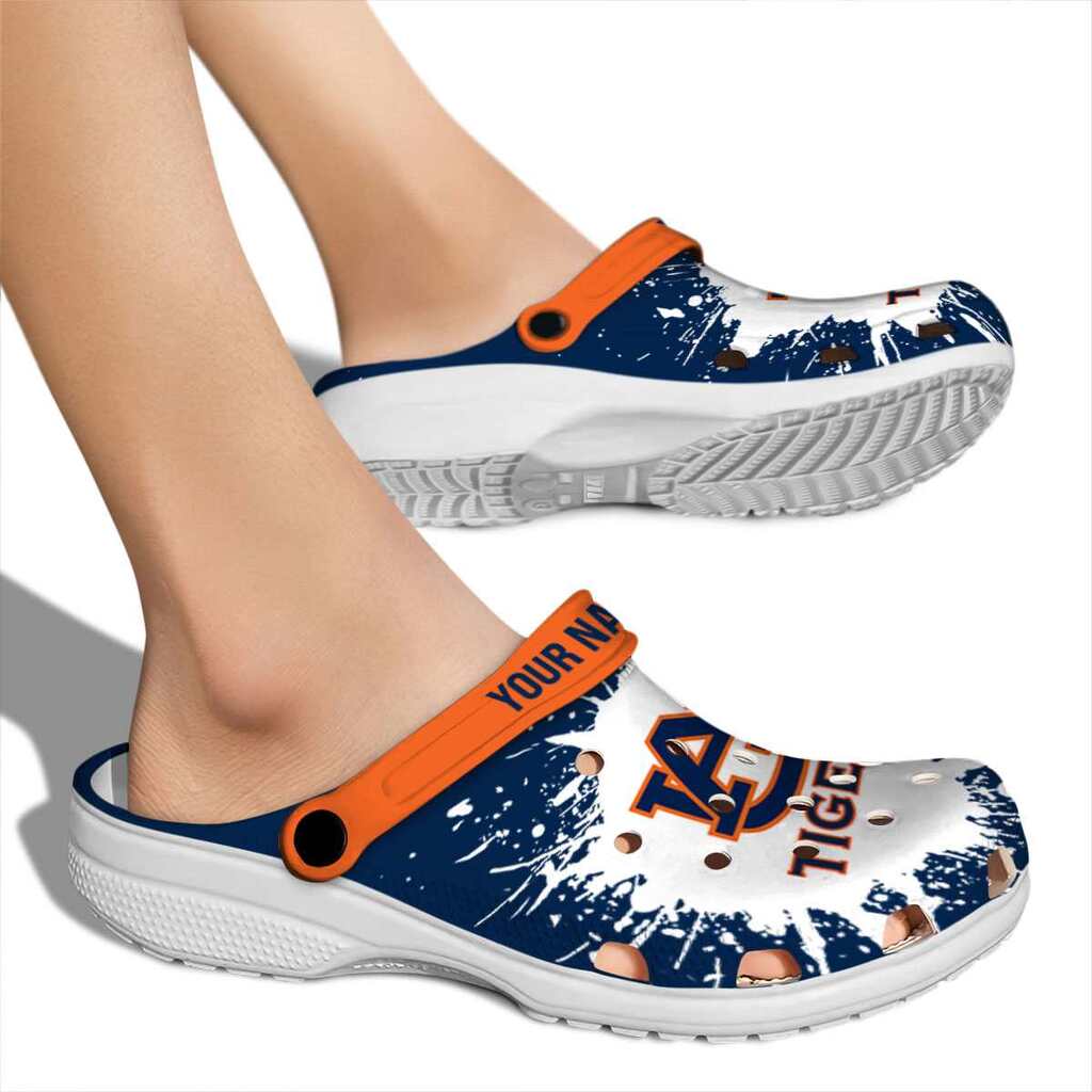 Custom Auburn Tigers Splash Art ClogTVC1801981 - Image 2