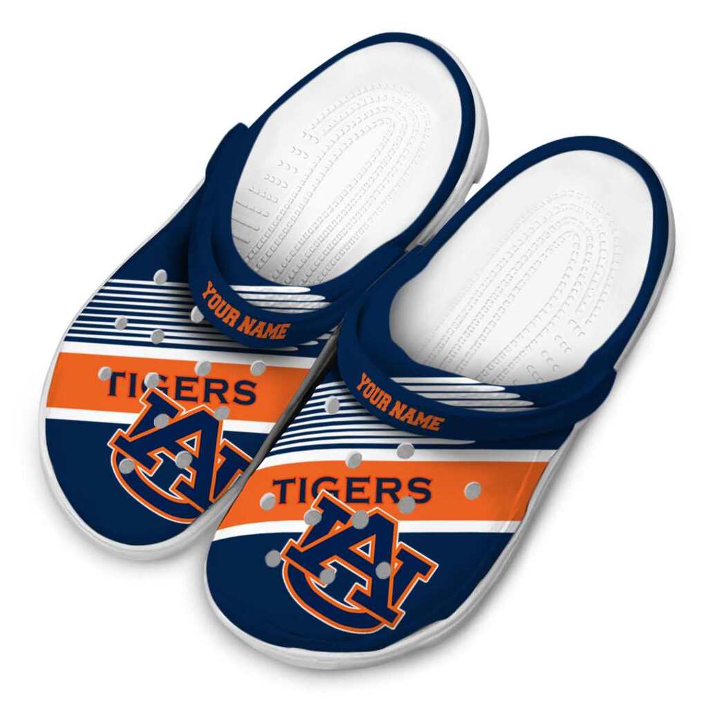 Custom Auburn Tigers Vibrant Dual-Tone ClogTVC1801981 - Image 4