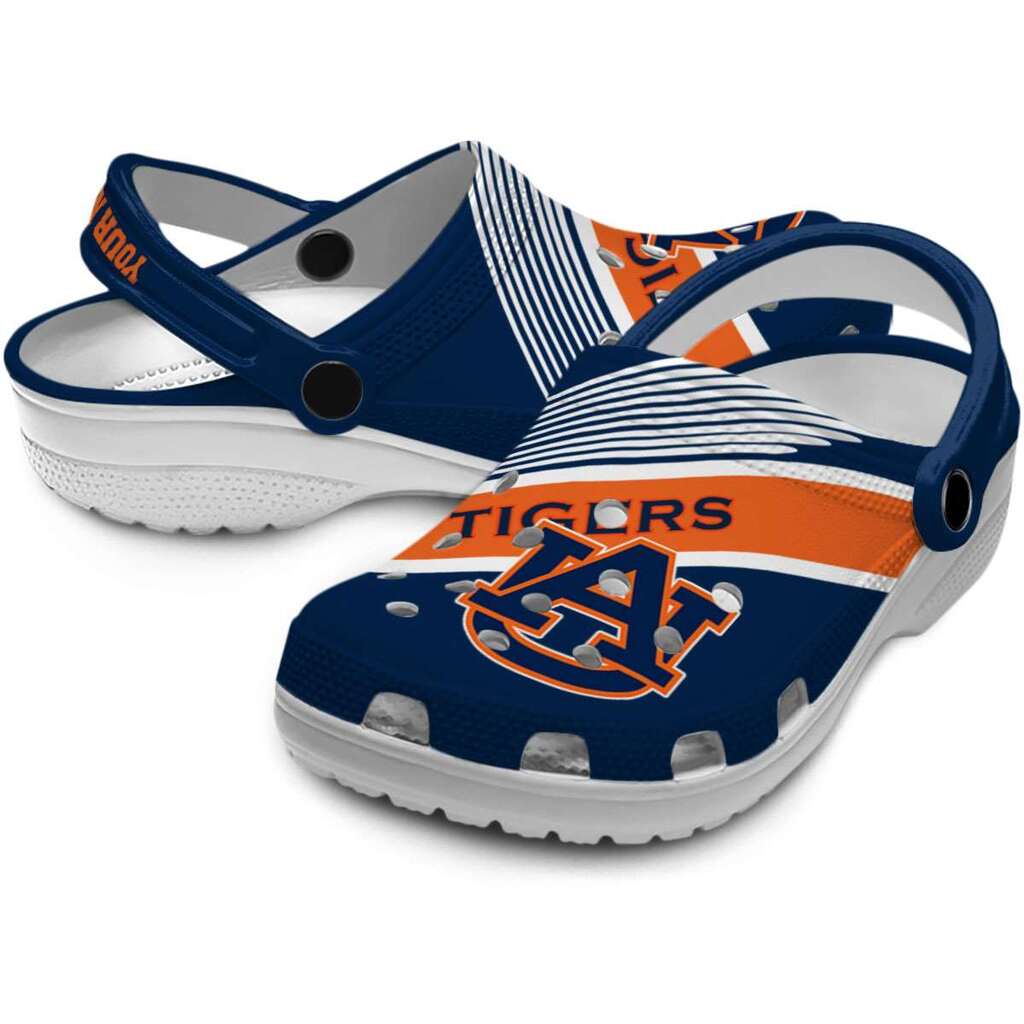 Custom Auburn Tigers Vibrant Dual-Tone ClogTVC1801981 - Image 3