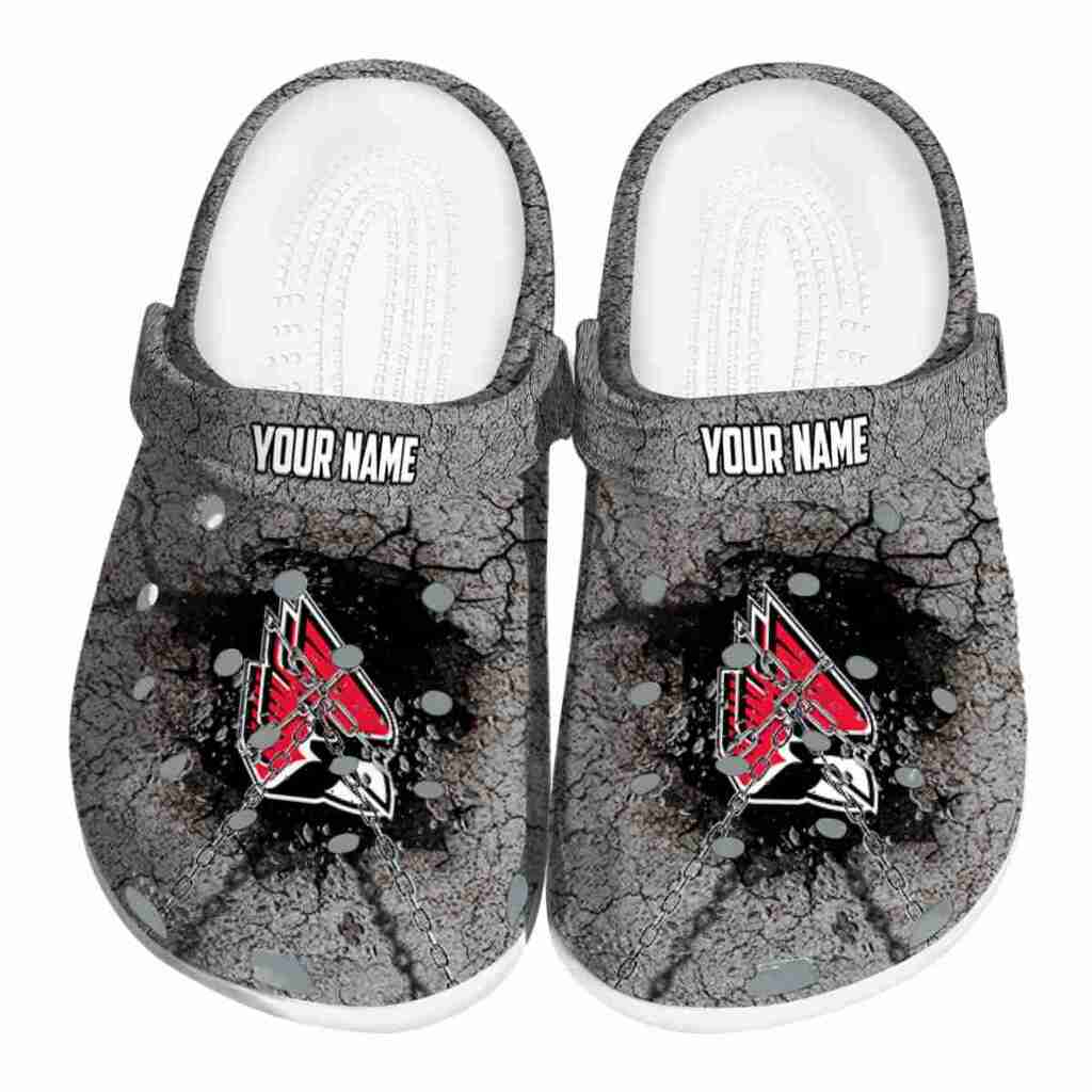 Custom Ball State Cardinals Cracked Ground Texture ClogTVC1801749