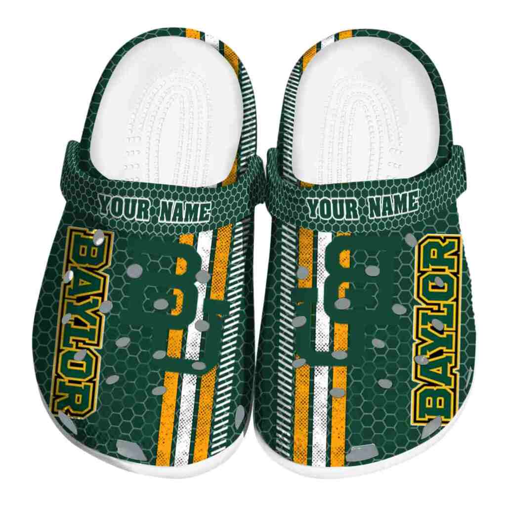 Custom Baylor Bears Contrasting Stripes ClogTVC1801737
