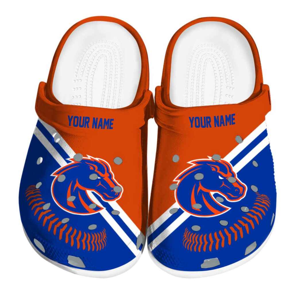 Custom Boise State Broncos Baseball Motif ClogTVC1801801