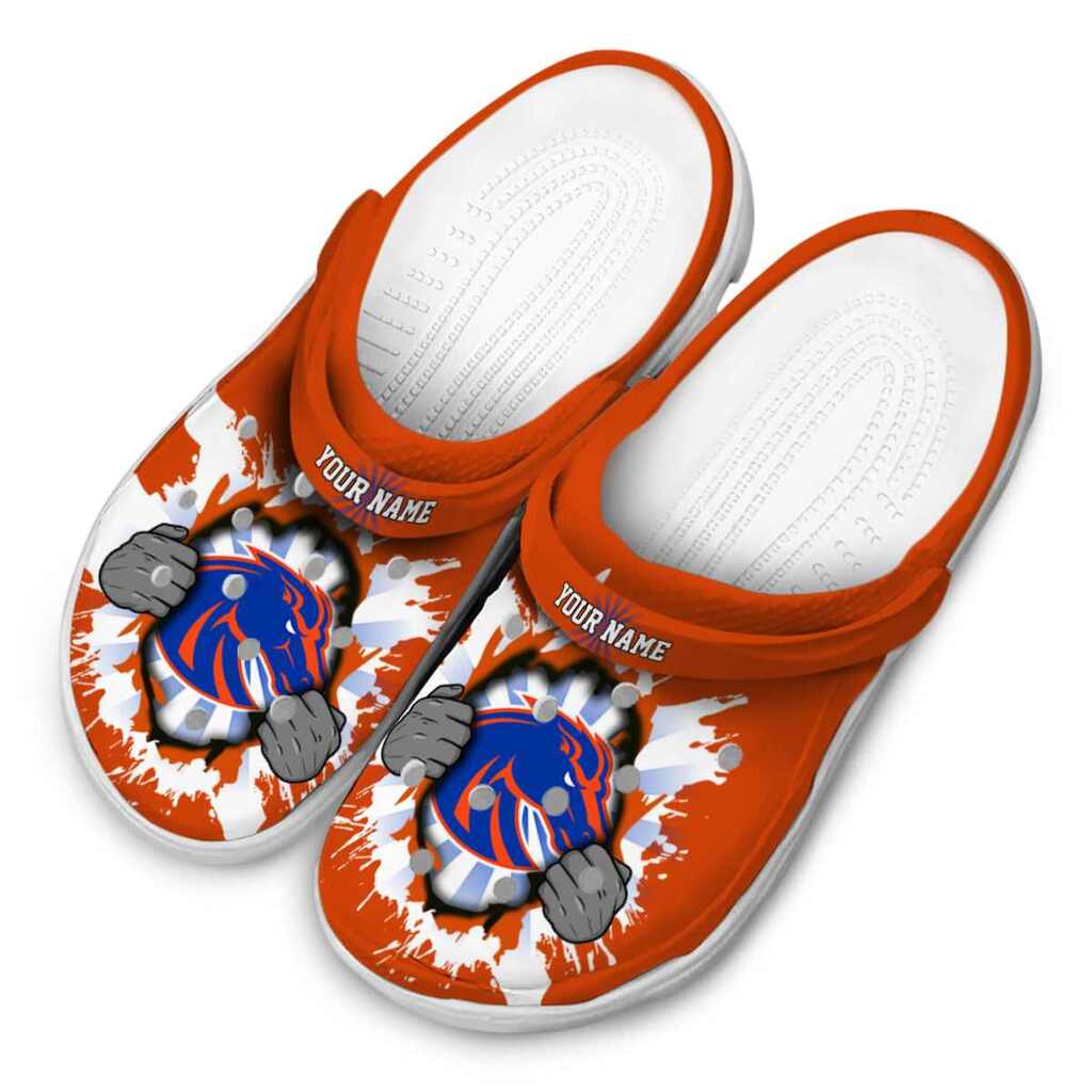 Custom Boise State Broncos Gripping Hand ClogTVC1801801 - Image 4