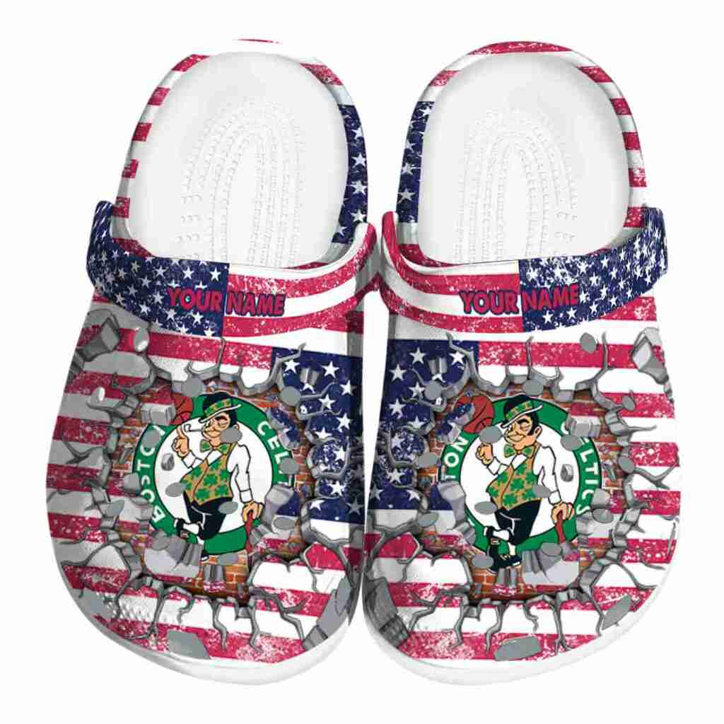 Custom Boston Celtics Freedom Splinter ClogTVC1801913