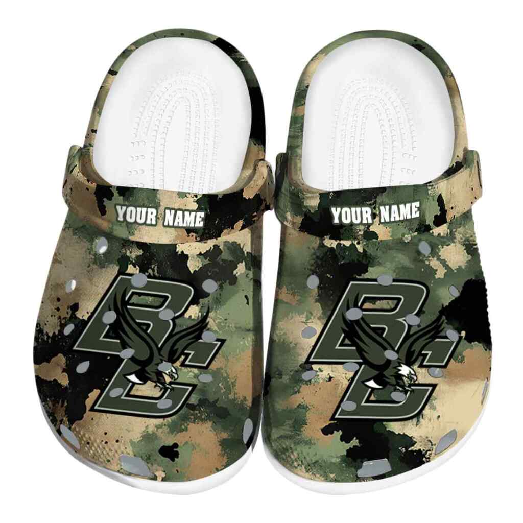 Custom Boston College Eagles Camouflage Craze ClogTVC1801760
