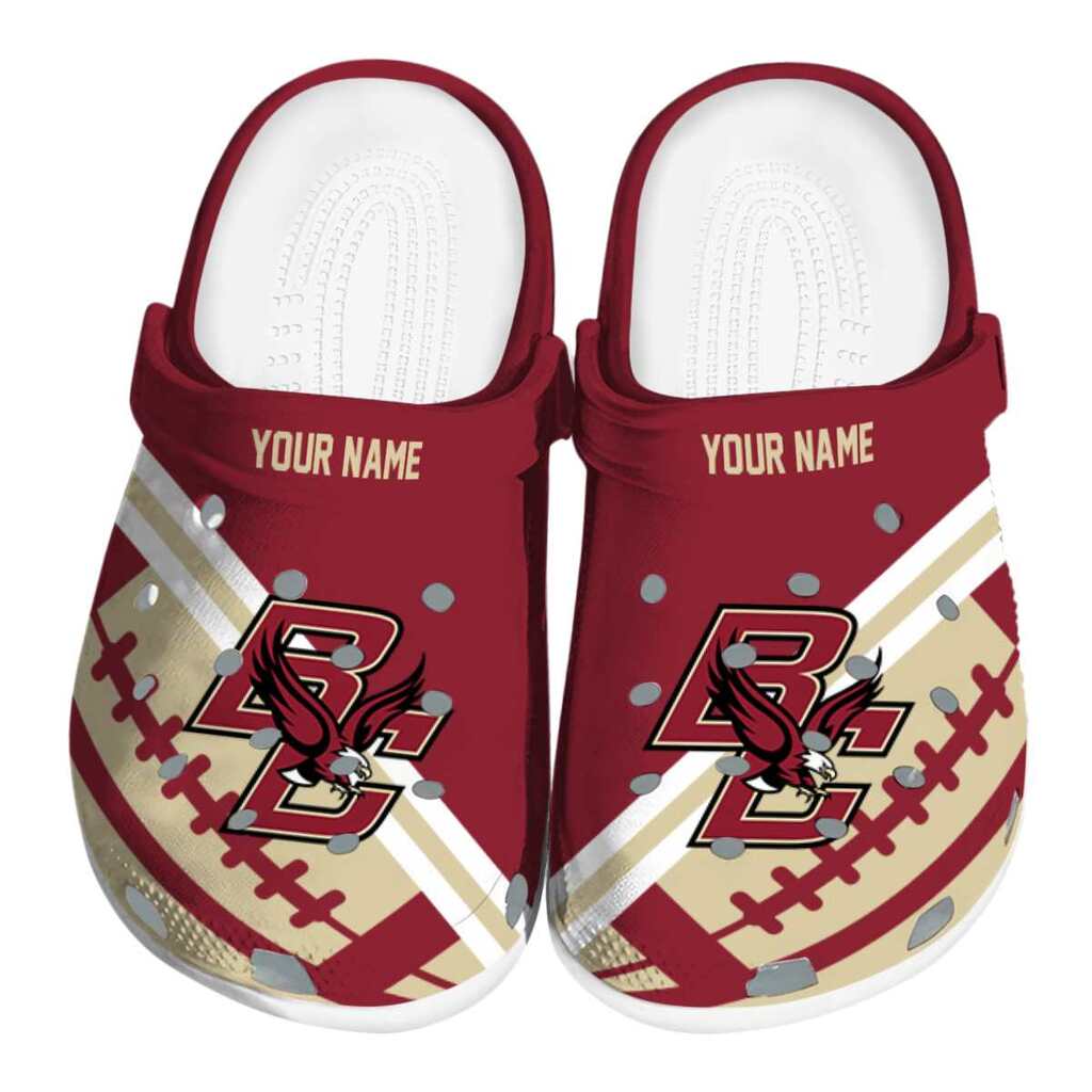 Custom Boston College Eagles Football Motif ClogTVC1801801