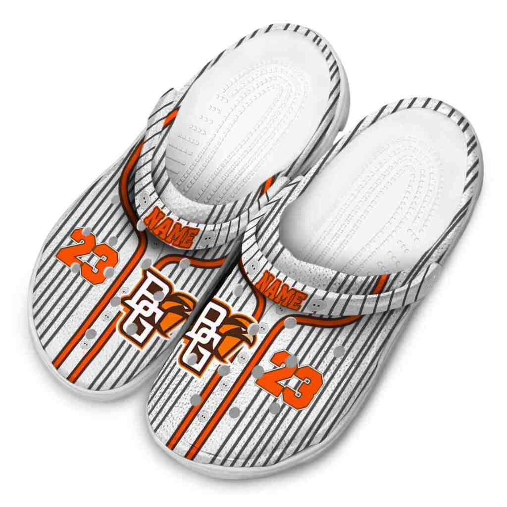 Custom Bowling Green Falcons Pinstripe Pattern ClogTVC1801749 - Image 4