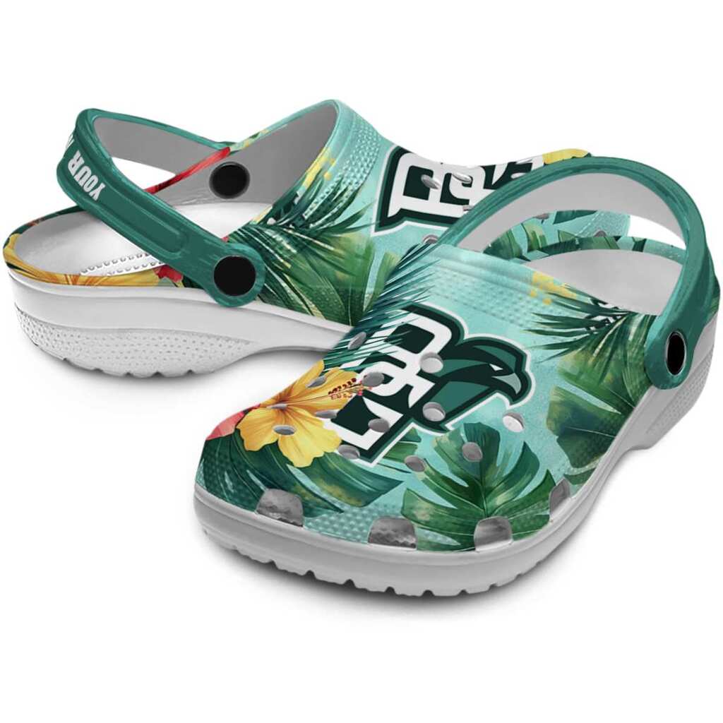 Custom Bowling Green Falcons Tropical Vibes ClogTVC1801759 - Image 3