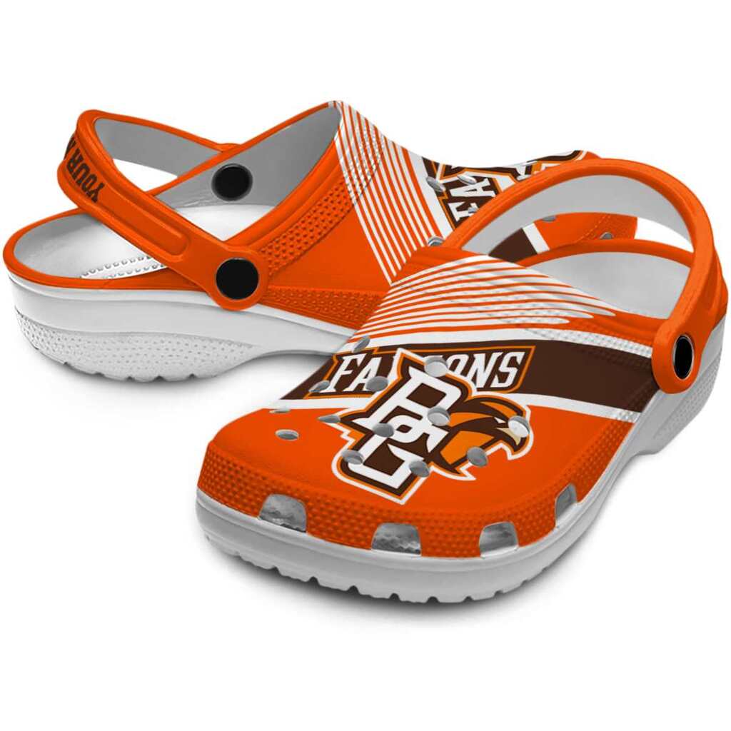 Custom Bowling Green Falcons Vibrant Dual-Tone ClogTVC1801778 - Image 3