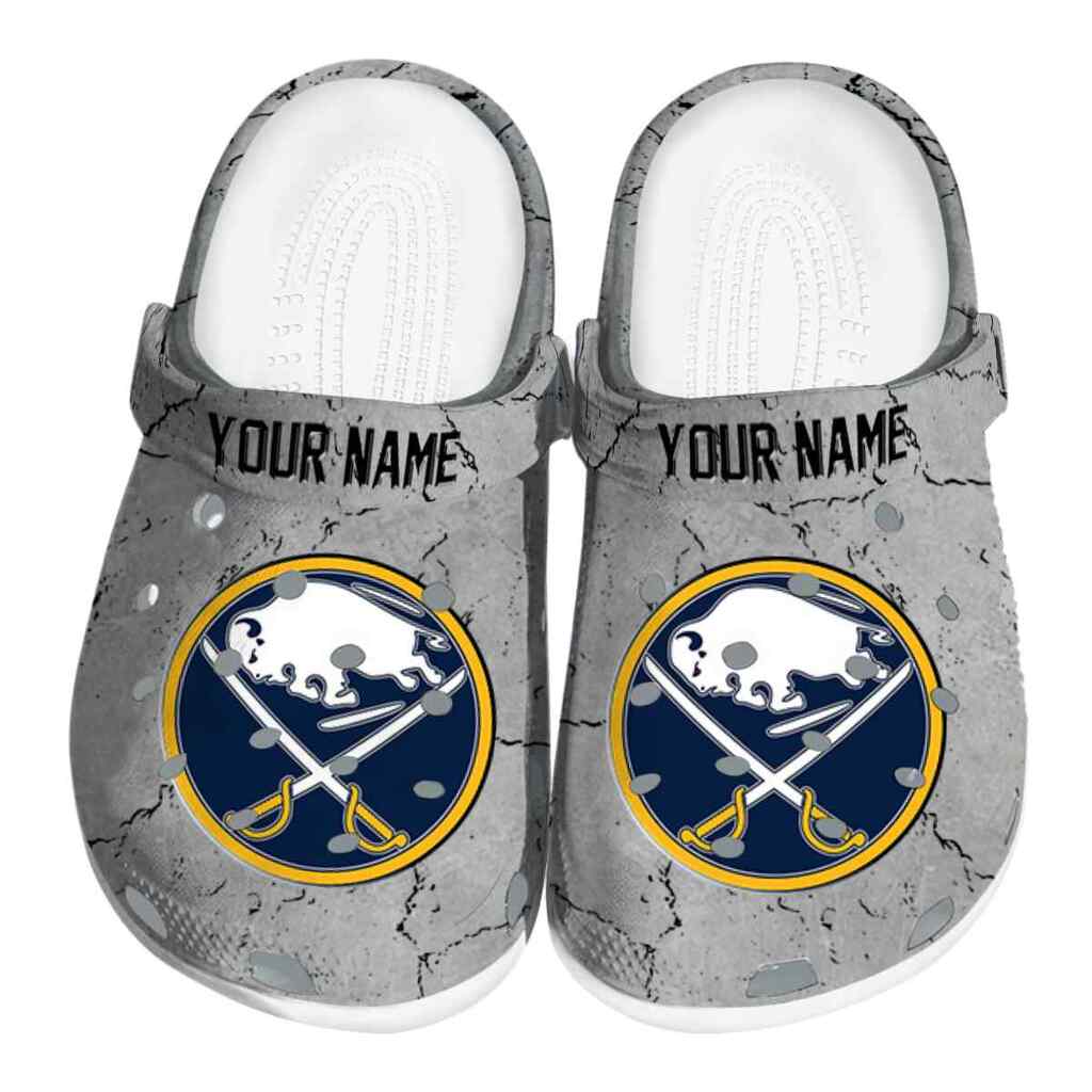 Custom Buffalo Sabres Cracked Texture ClogTVC1801861