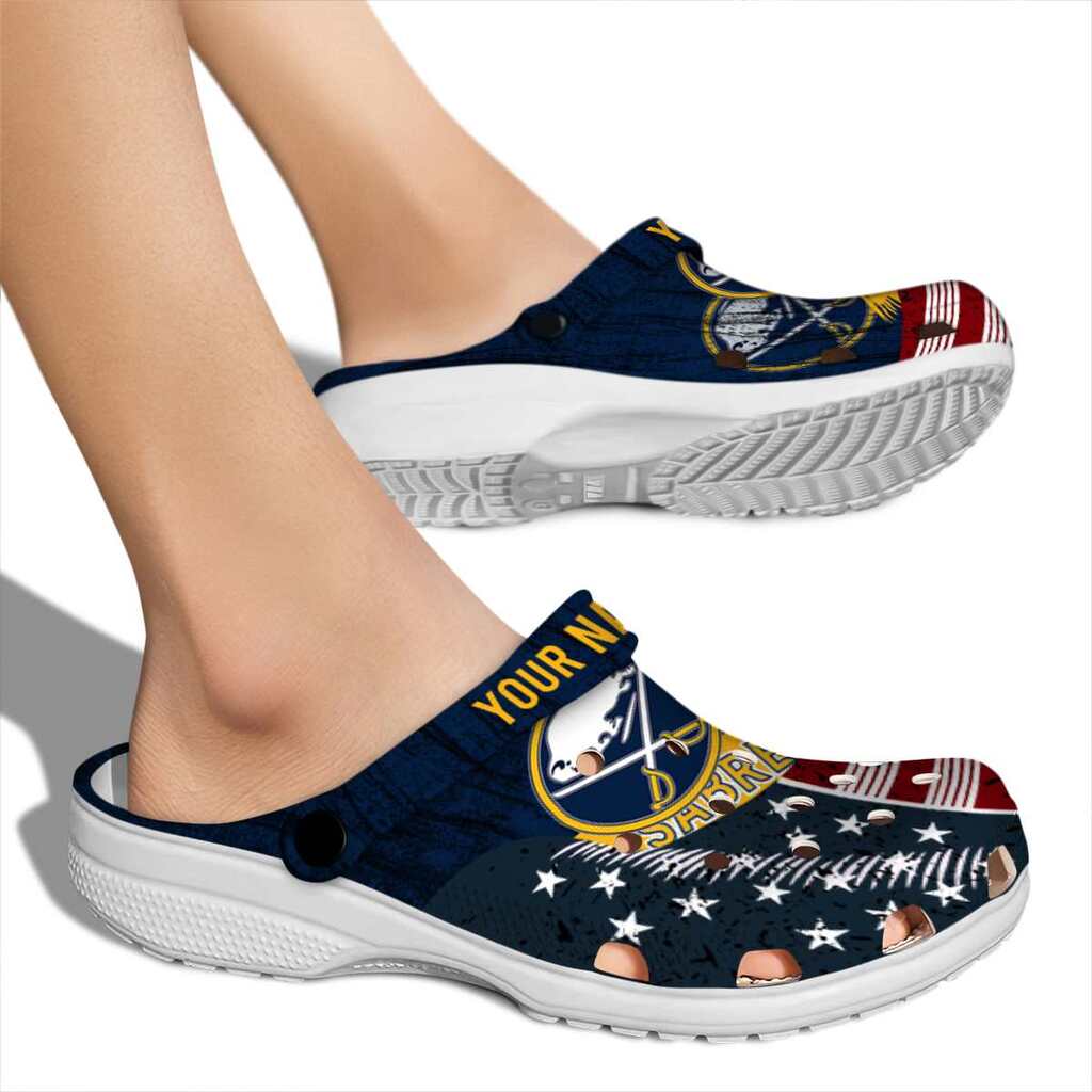 Custom Buffalo Sabres Star-Spangled Side Pattern ClogTVC1801859 - Image 2