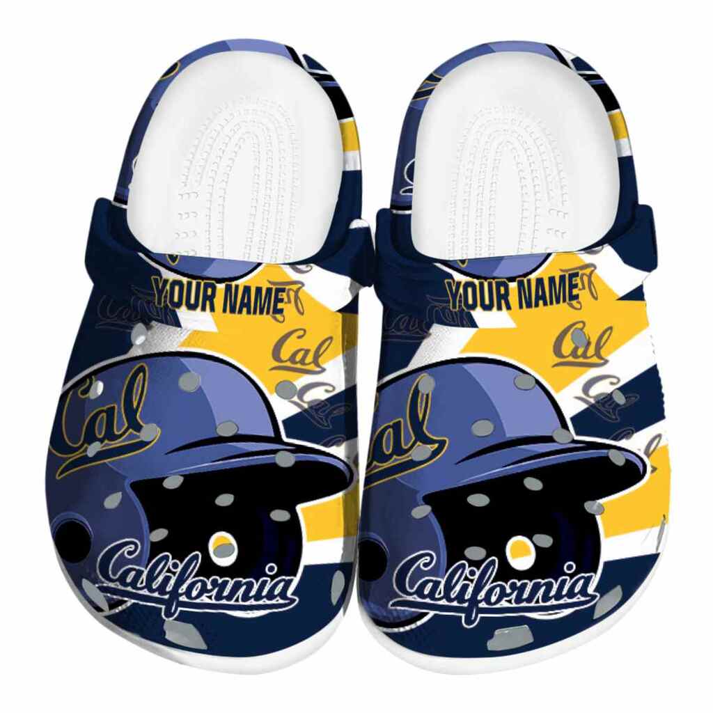Custom California Golden Bears Baseball Helmet ClogTVC1801805