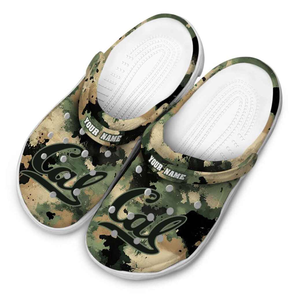 Custom California Golden Bears Camouflage Craze ClogTVC1801760 - Image 4