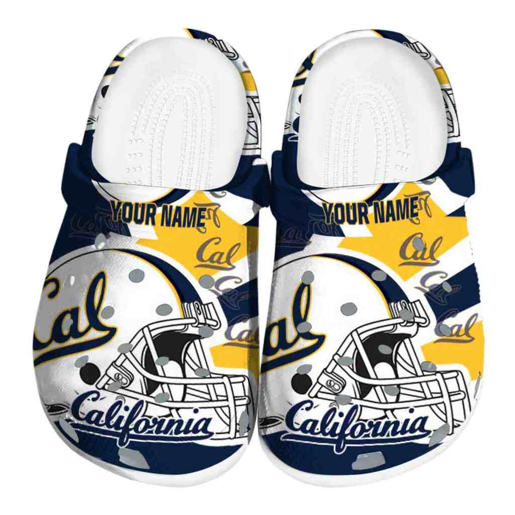 Custom California Golden Bears Football Helmet ClogTVC1801801