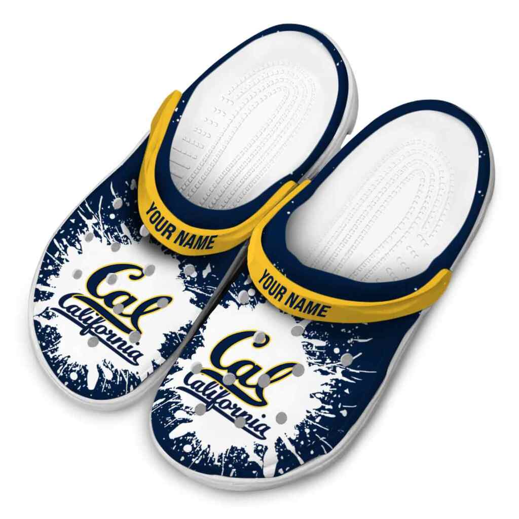 Custom California Golden Bears Splash Art ClogTVC1801747 - Image 4