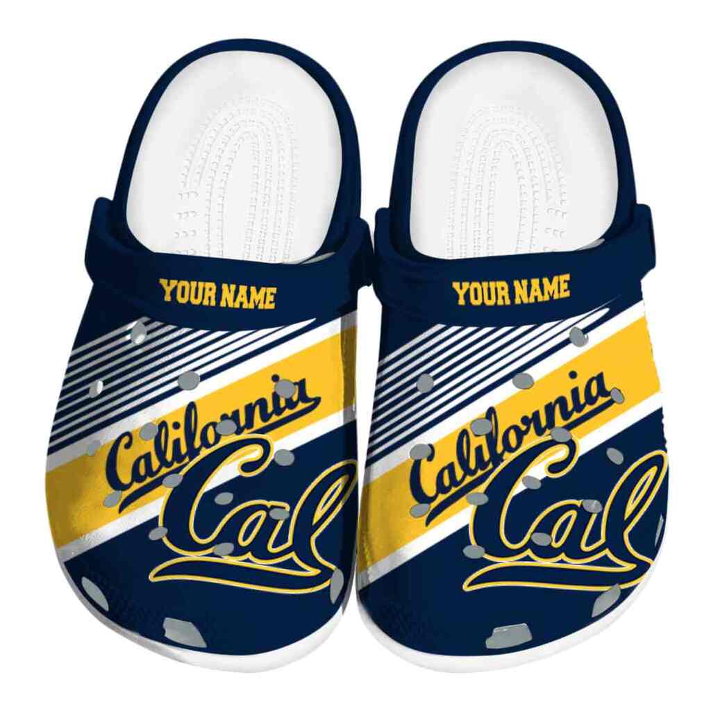 Custom California Golden Bears Vibrant Dual-Tone ClogTVC1801778