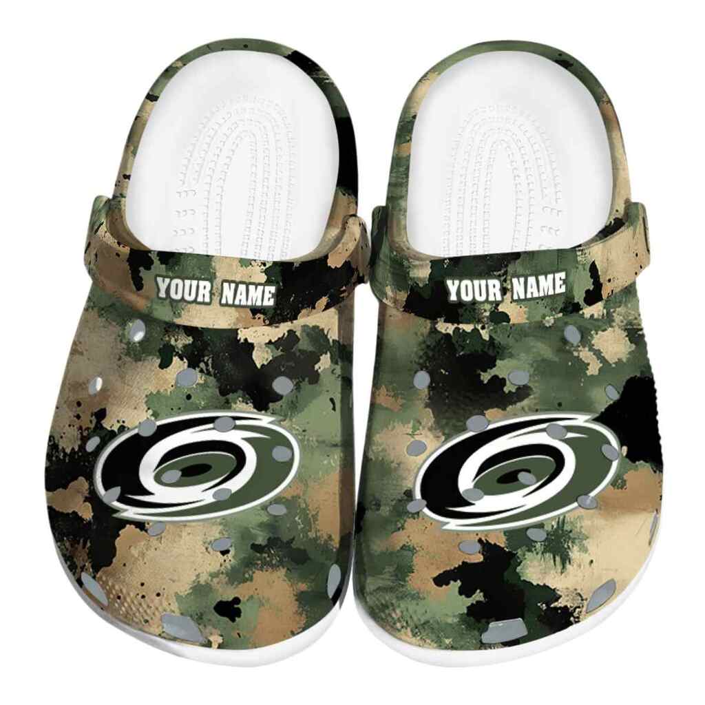 Custom Carolina Hurricanes Camouflage Craze ClogTVC1801864