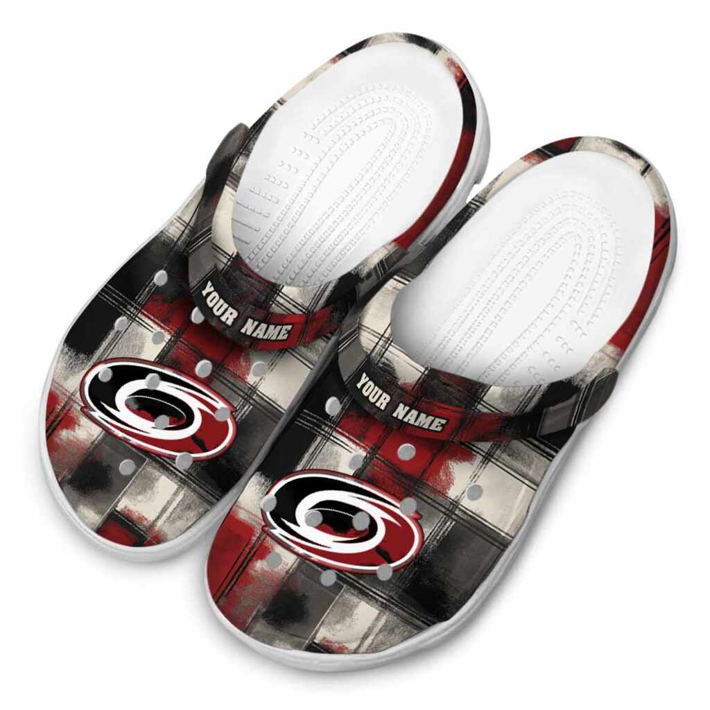 Custom Carolina Hurricanes Plaid Fusion ClogTVC1801865 - Image 4