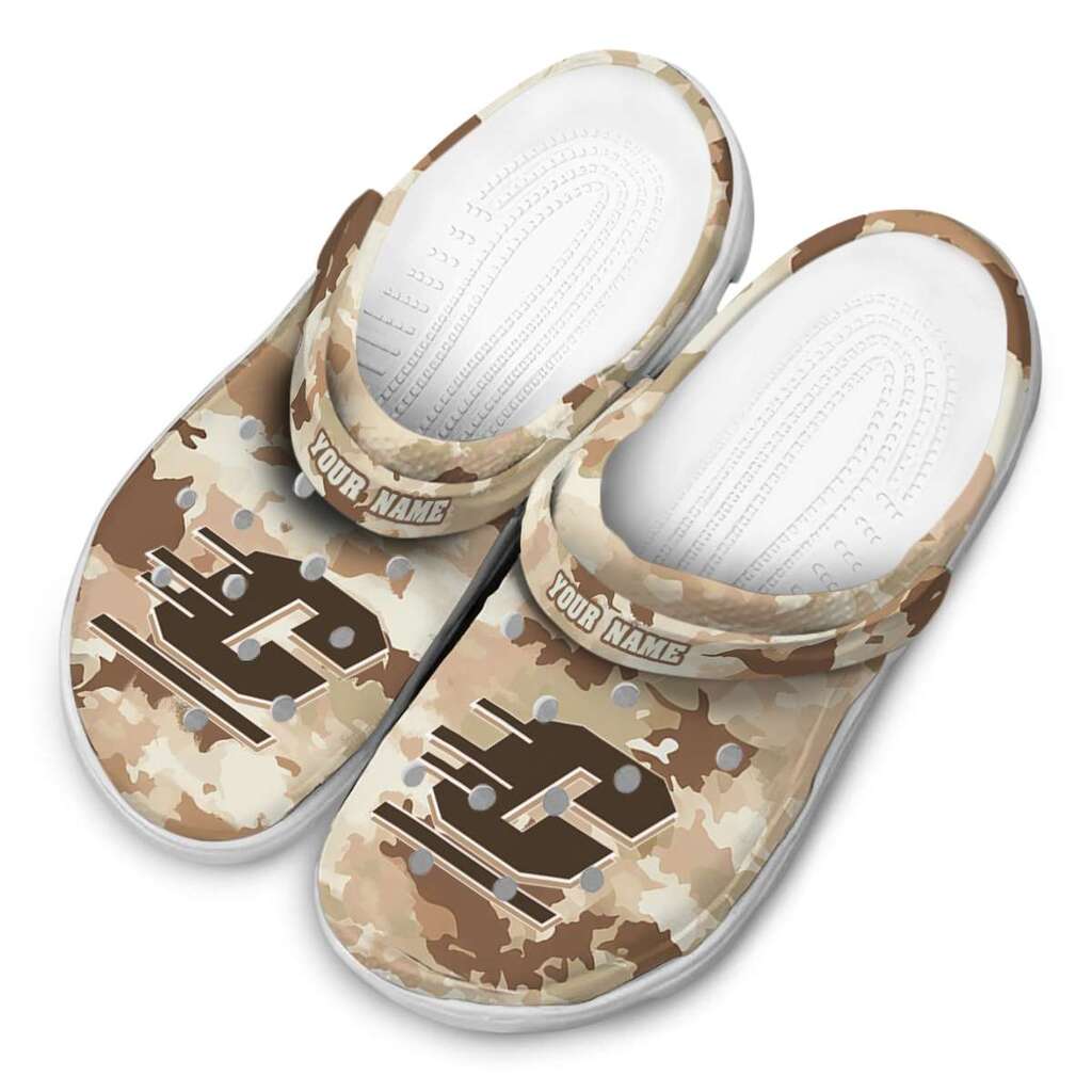 Custom Central Michigan Chippewas Desert Camo ClogTVC1801760 - Image 4