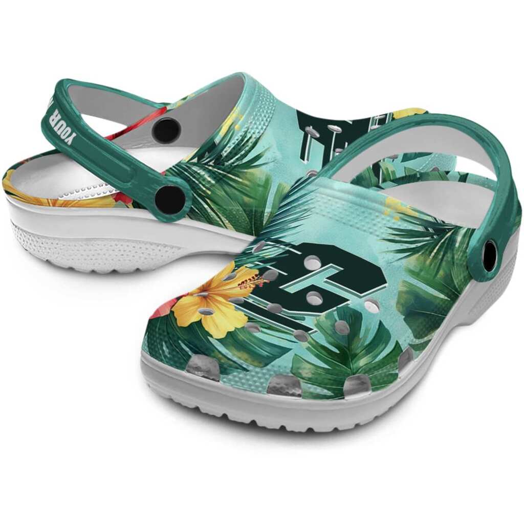 Custom Central Michigan Chippewas Tropical Vibes ClogTVC1801761 - Image 3
