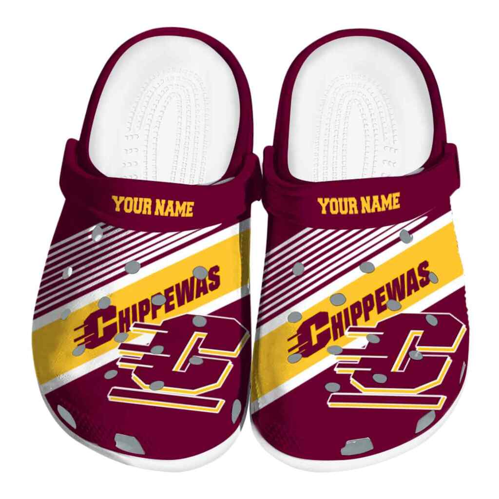 Custom Central Michigan Chippewas Vibrant Dual-Tone ClogTVC1801778