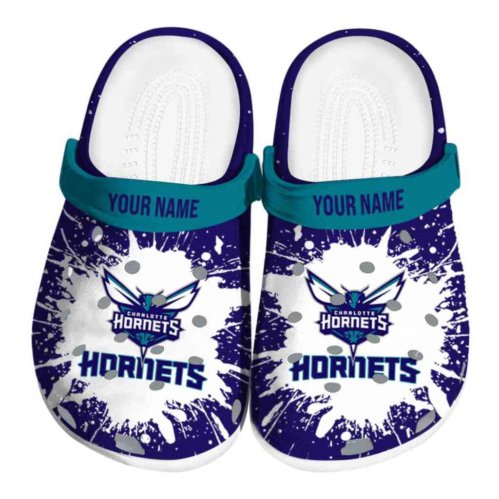 Custom Charlotte Hornets Splash Art ClogTVC1801682