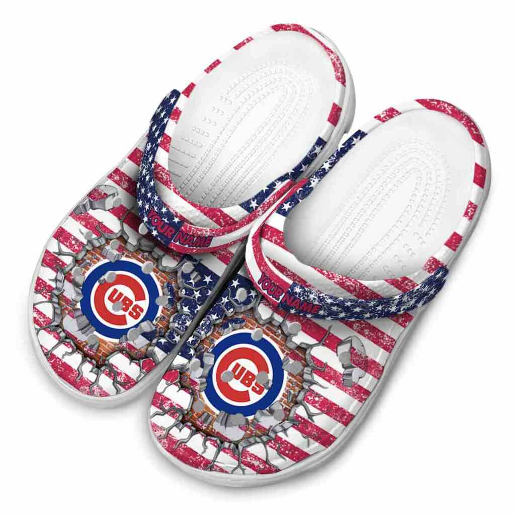 Custom Chicago Cubs Freedom Splinter ClogTVC1801191 - Image 4