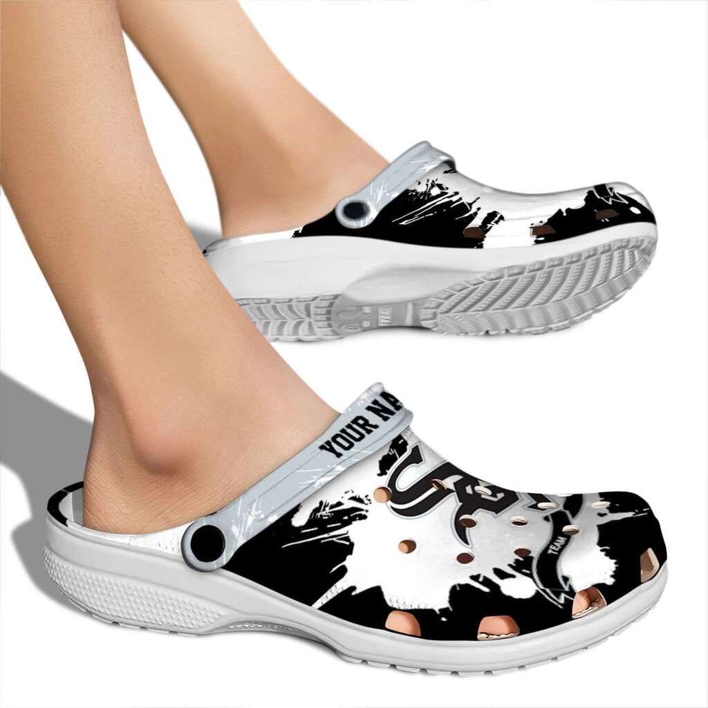 Custom Chicago White Sox Splatter Pattern ClogTVC1801187 - Image 2