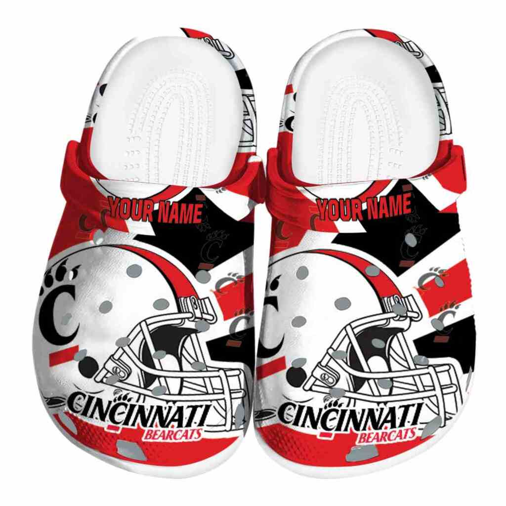Custom Cincinnati Bearcats Football Helmet ClogTVC1801802