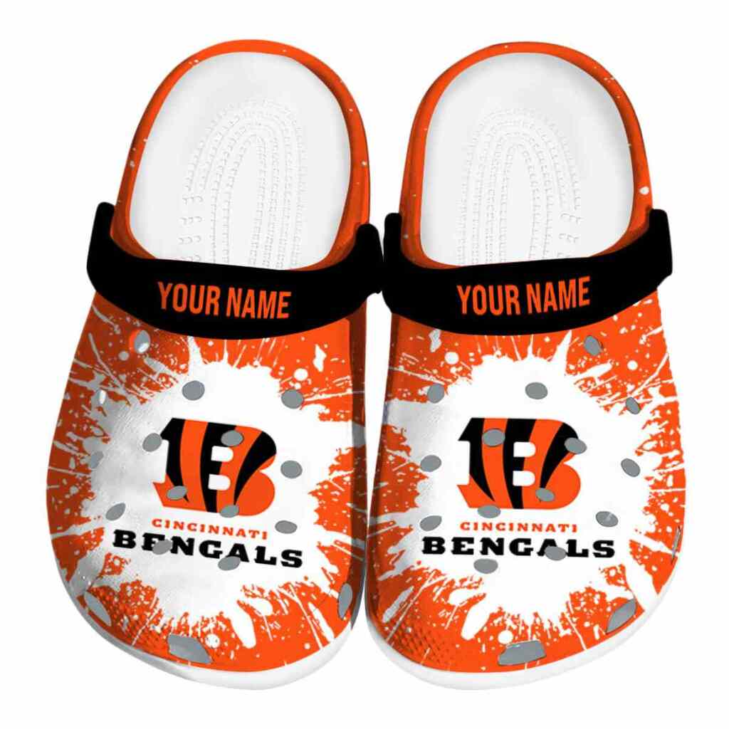 Custom Cincinnati Bengals Splash Art ClogTVC180100