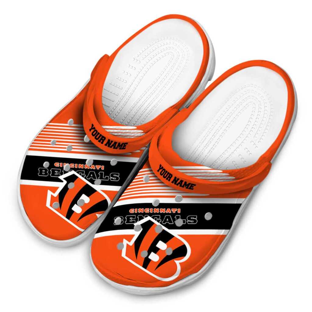 Custom Cincinnati Bengals Vibrant Dual-Tone ClogTVC180100 - Image 4