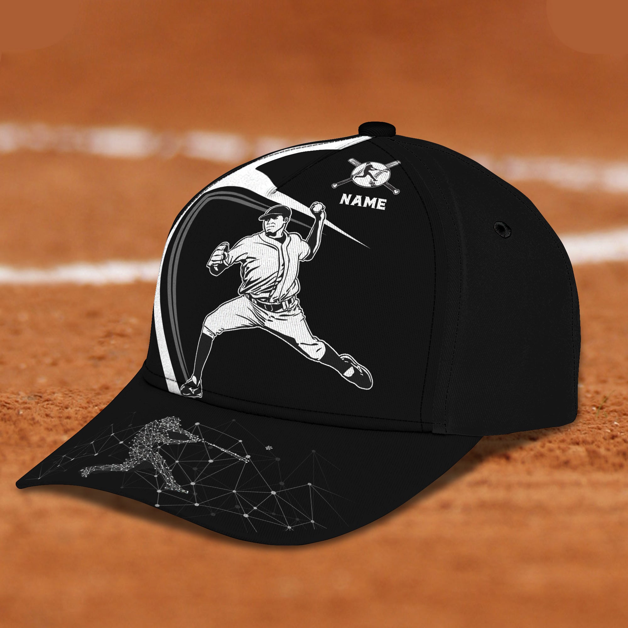 Custom Classic Baseball Cap - Personalized Name Trucker Hats Custom Hats Gifts For Men & Women
