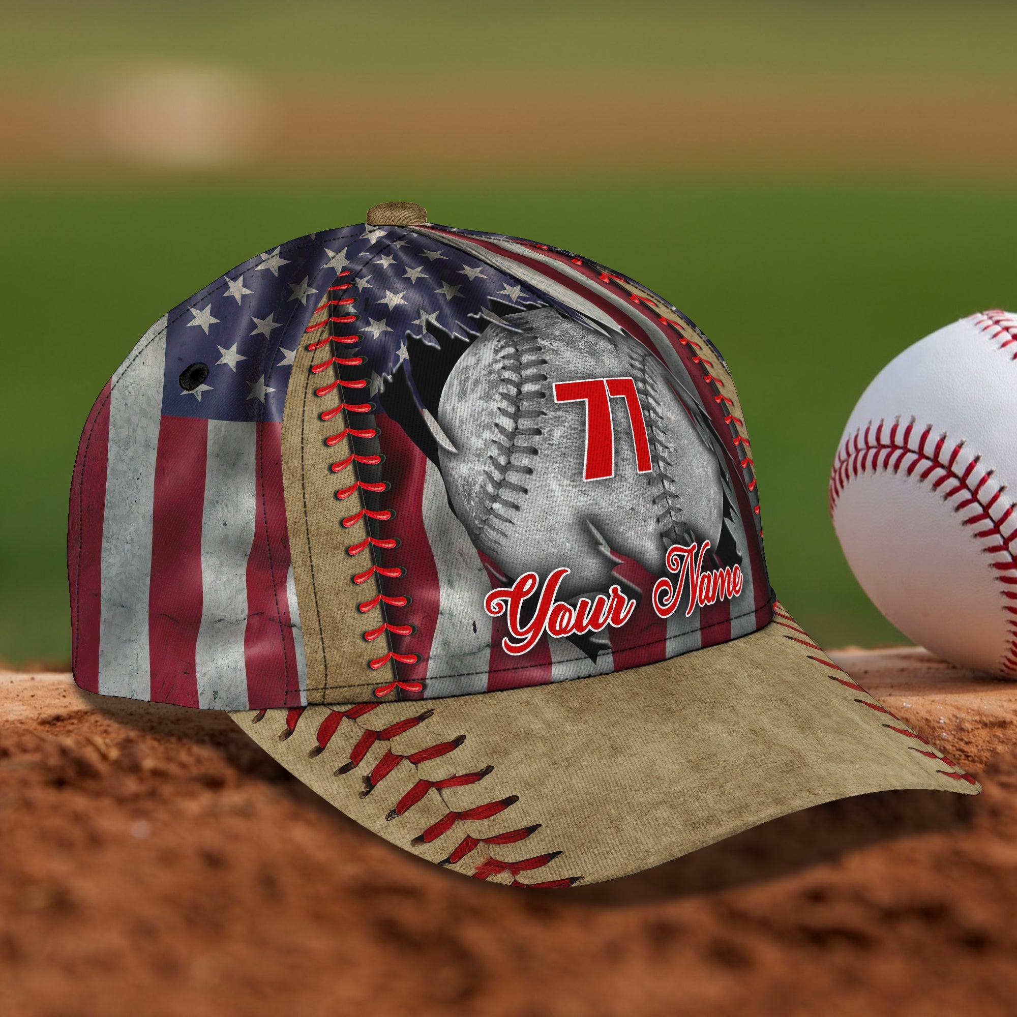 Custom Classic Baseball Cap - Personalized Name Trucker Hats Custom Hats Gifts For Men & Women