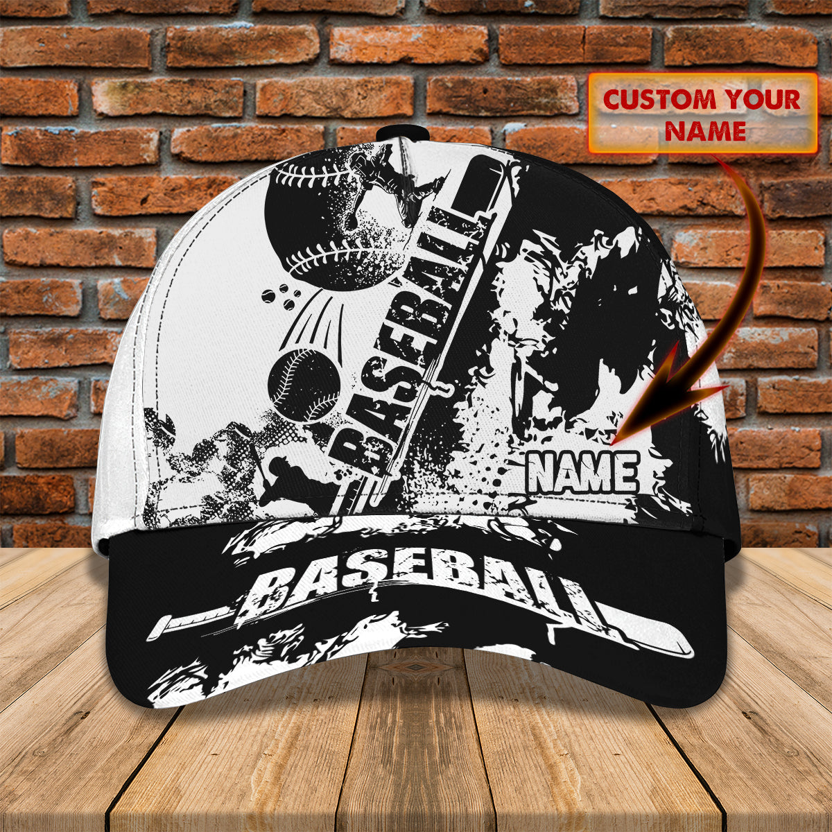 Custom Classic Baseball Cap - Personalized Name  Hat Trucker Hats Custom Hats Gifts For Men & Women