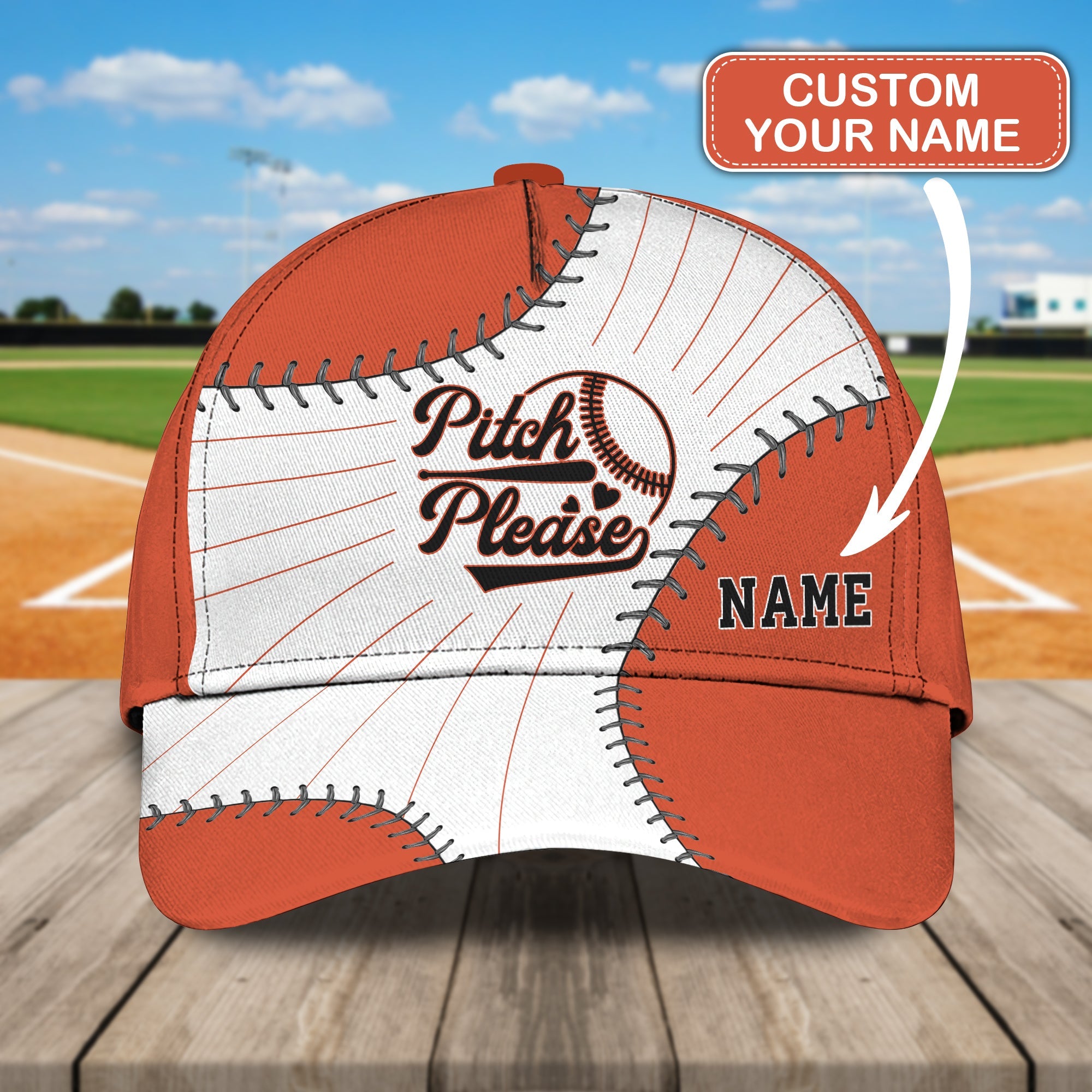 Custom Classic Baseball Cap - Personalized Name Option Trucker Hats Custom Hats Gifts For Men & Women