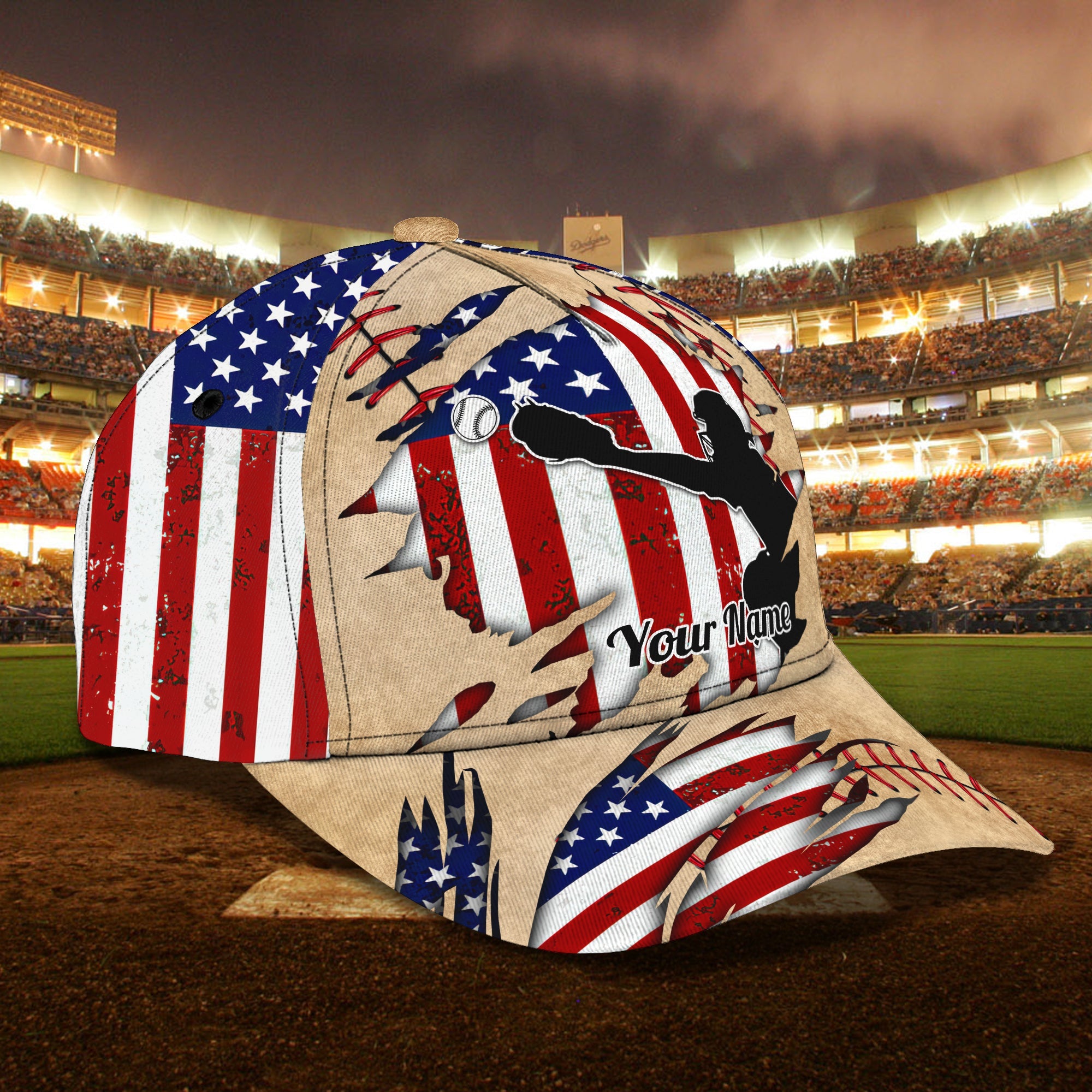 Custom Classic Baseball Catcher Cap - Personalized Name Option Trucker Hats Custom Hats Gifts For Men & Women