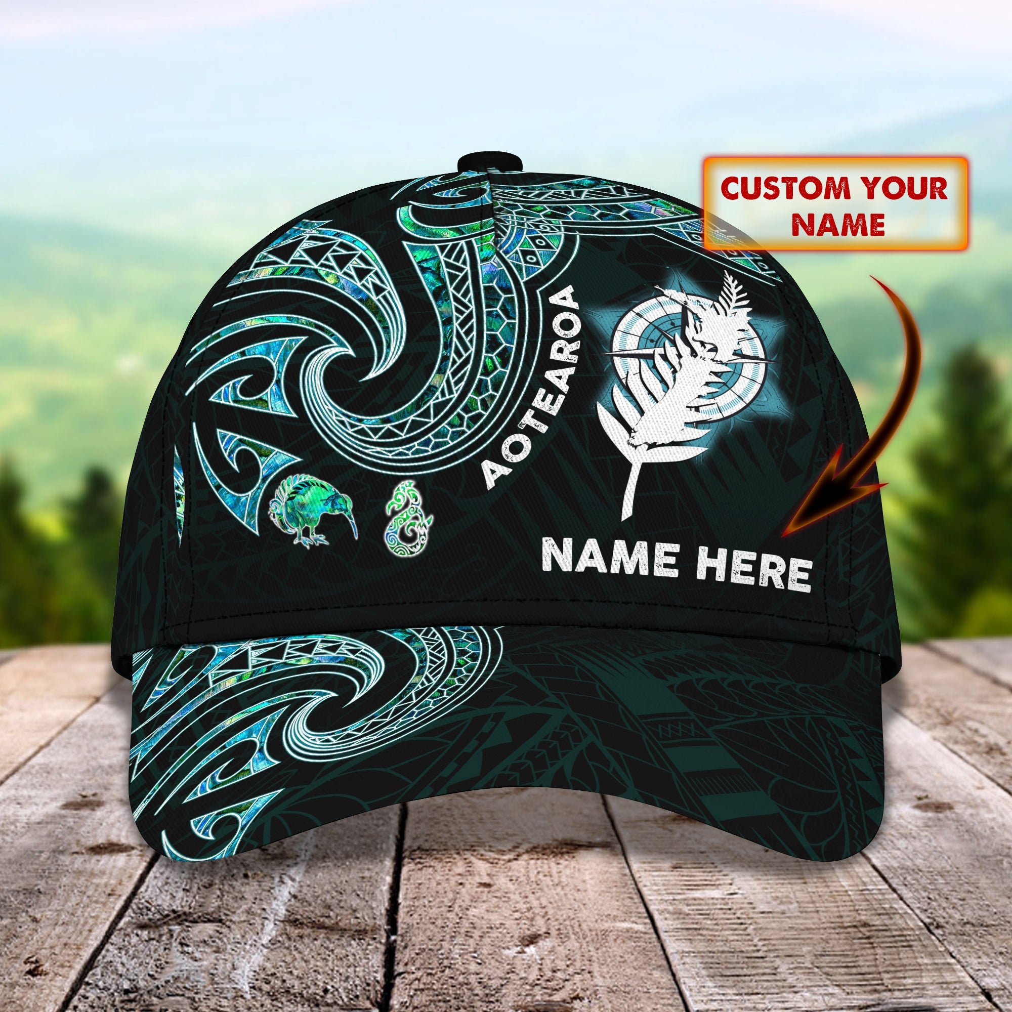Custom Classic Cap - Aotearoa Maori Design Trucker Hats Custom Hats Gifts For Men & Women