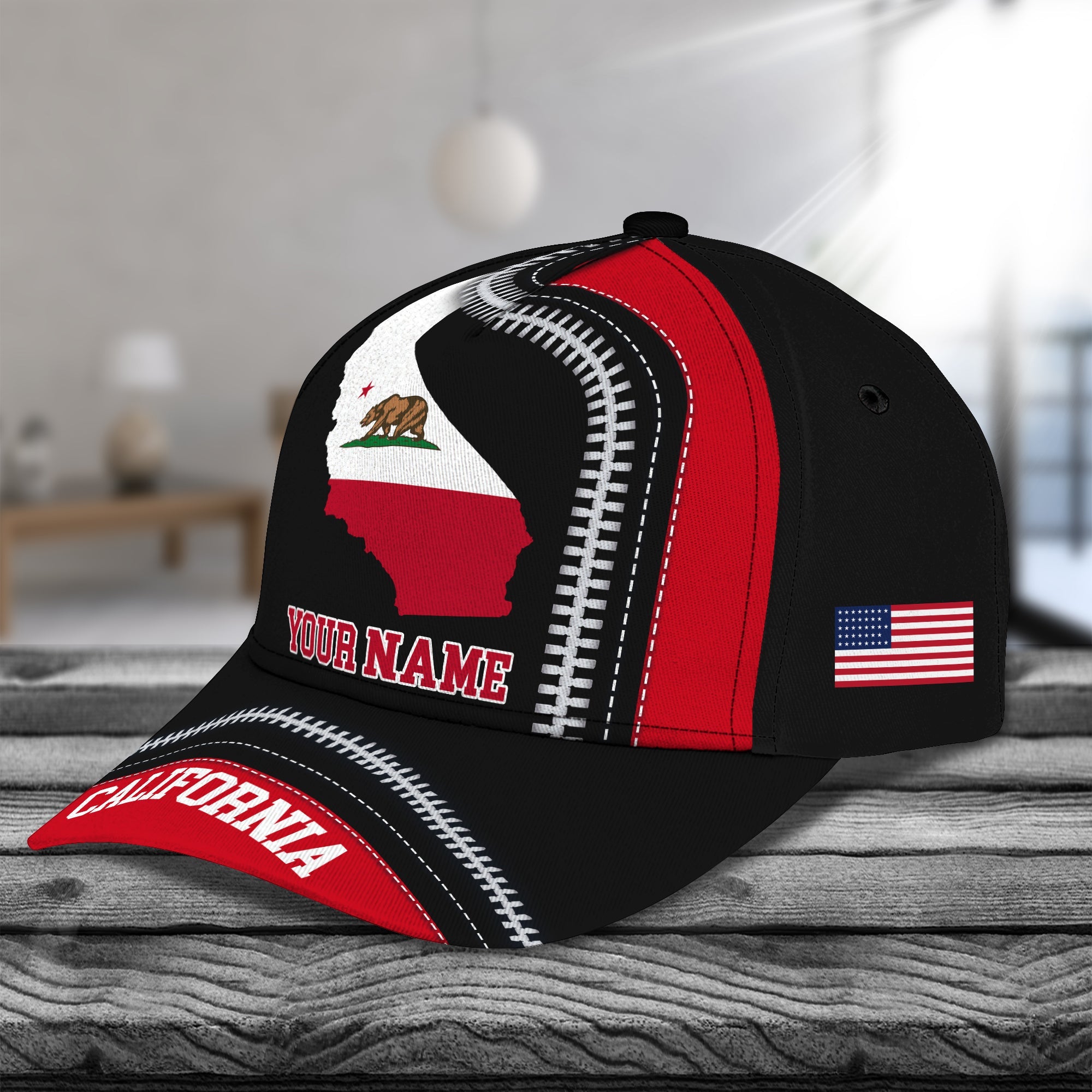 Custom Classic Cap California Hat Personalized Name Cap Trucker Hats Custom Hats Gifts For Men & Women