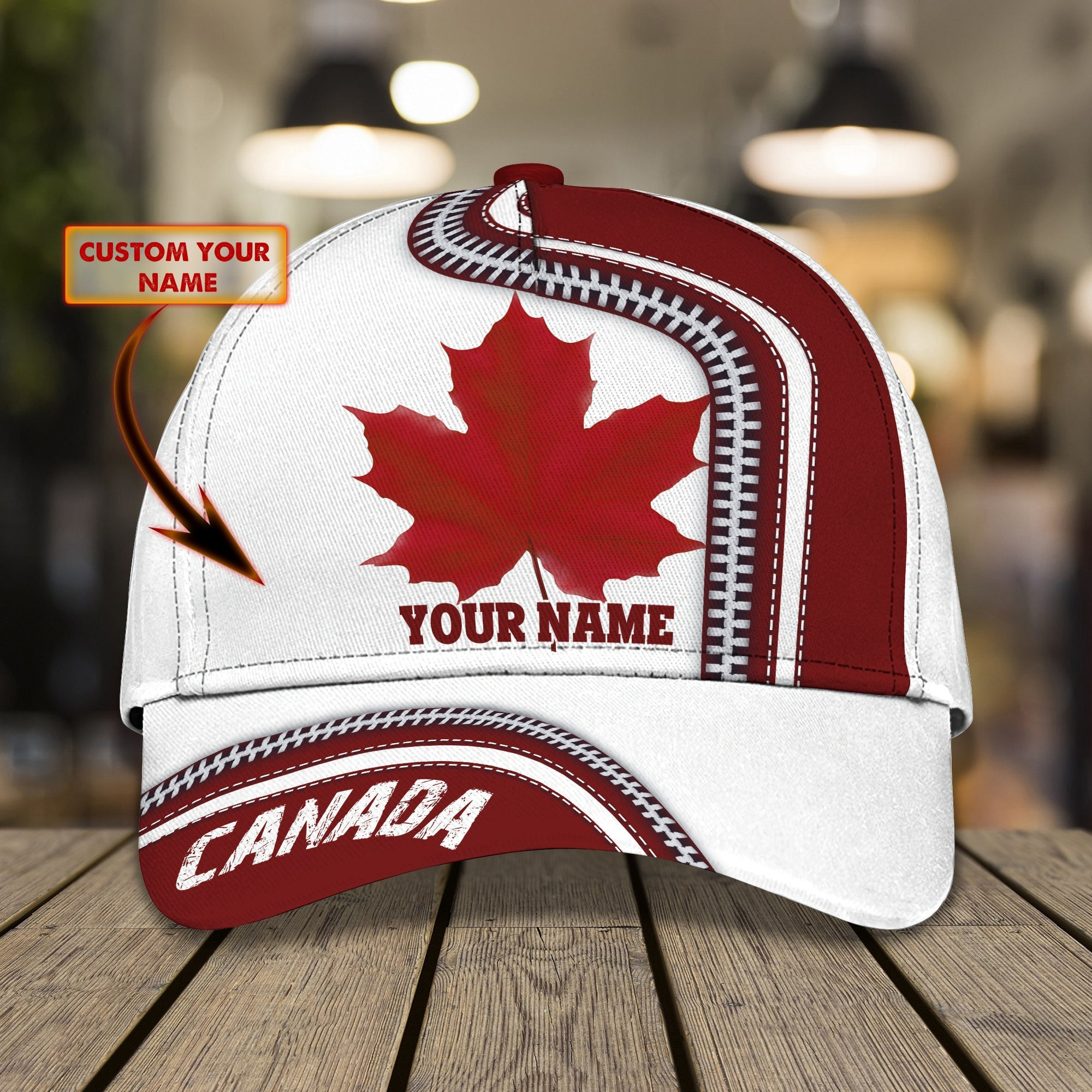 Custom Classic Cap - Personalized Canada Trucker Hats Custom Hats Gifts For Men & Women