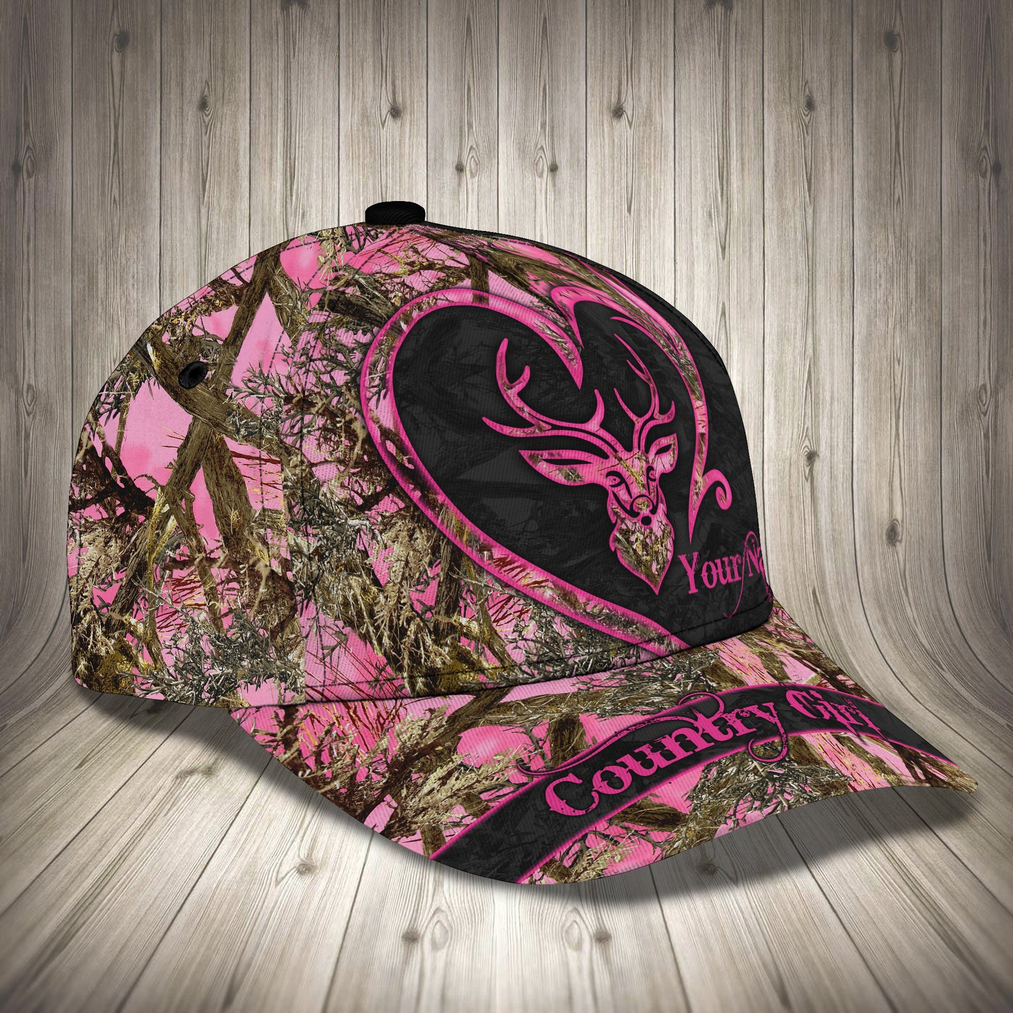 Custom Classic Cap - Personalized Country Girl Cap Trucker Hats Custom Hats Gifts For Men & Women