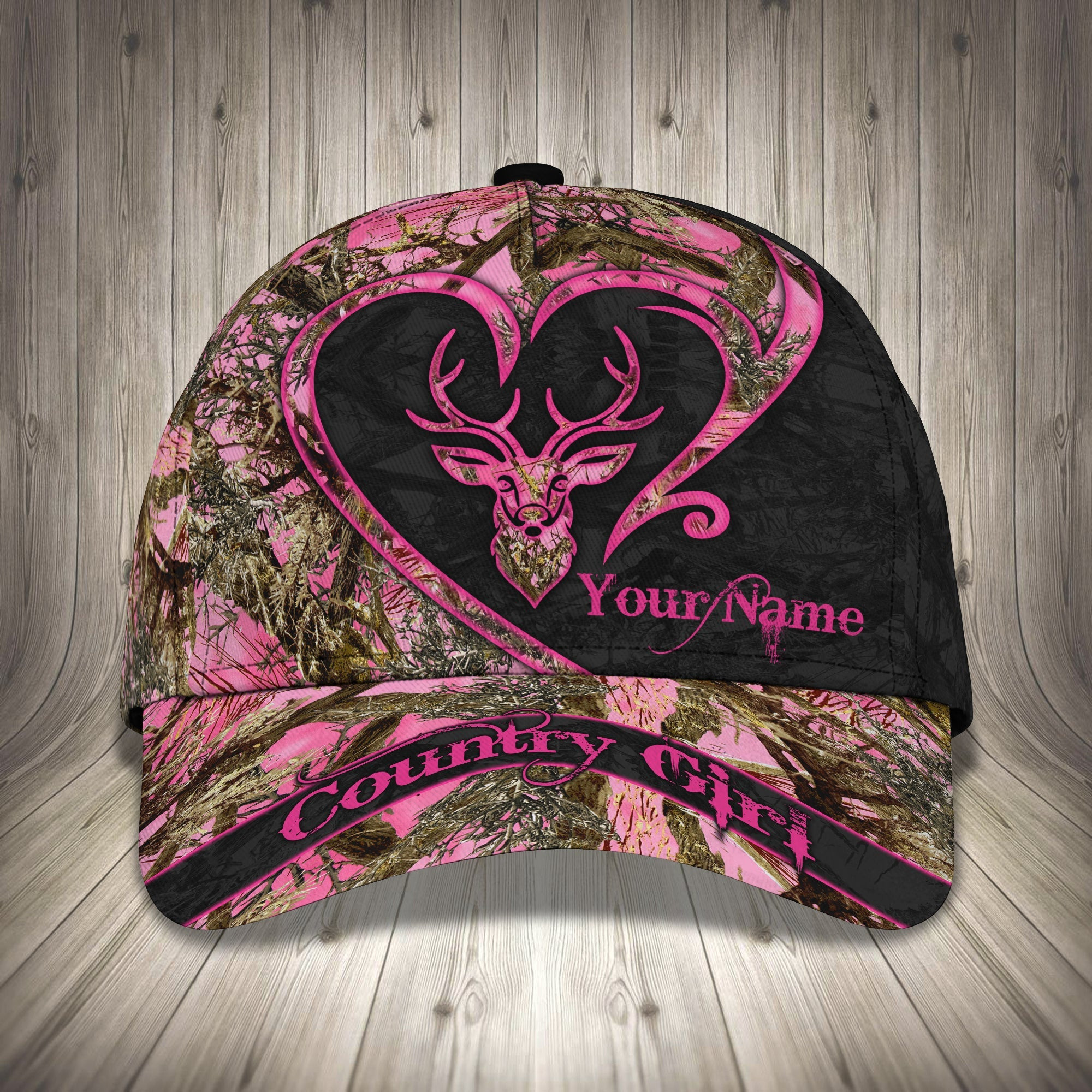 Custom Classic Cap - Personalized Country Girl Cap Trucker Hats Custom Hats Gifts For Men & Women