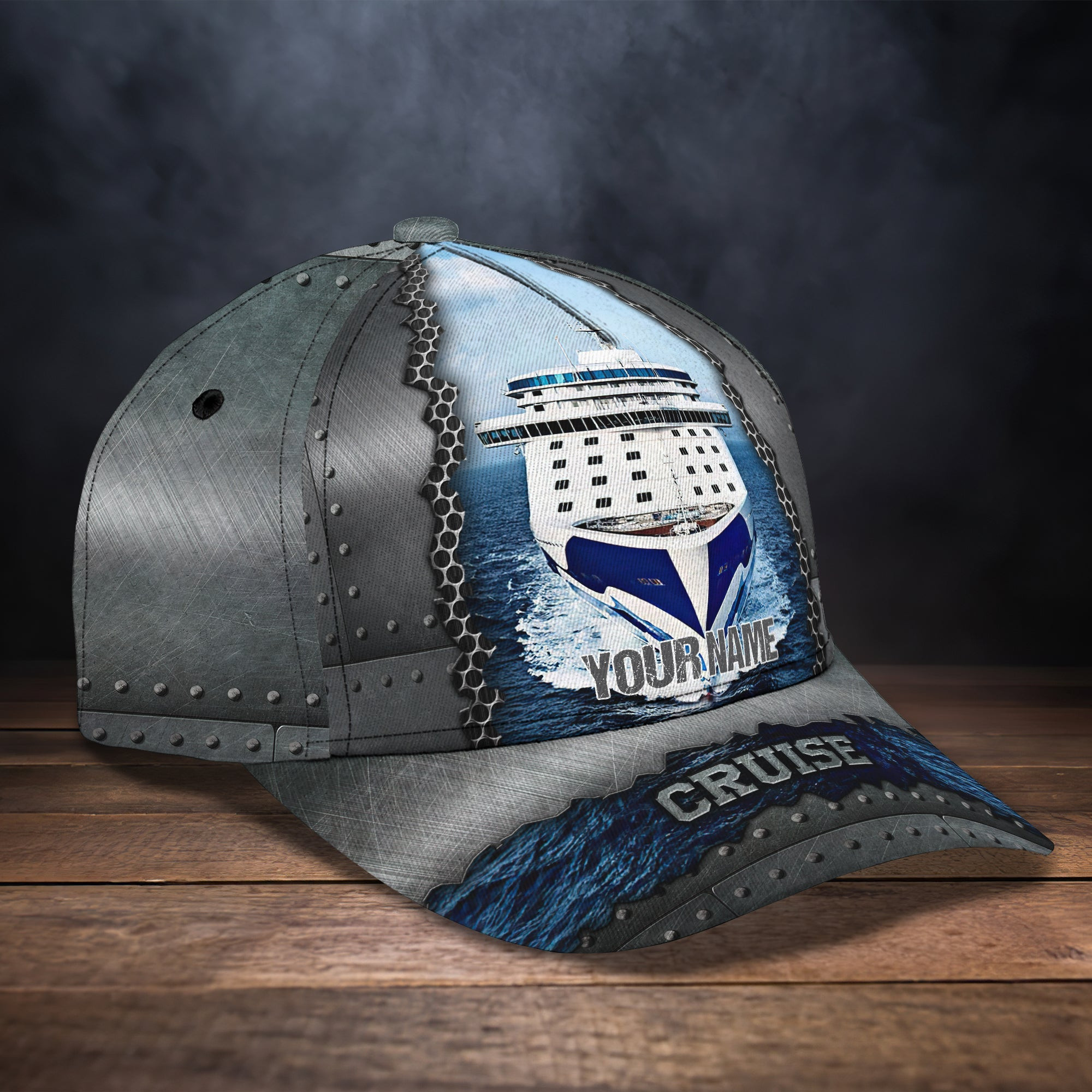 Custom Classic Cap - Personalized Cruise Hat - Hn Trucker Hats Custom Hats Gifts For Men & Women