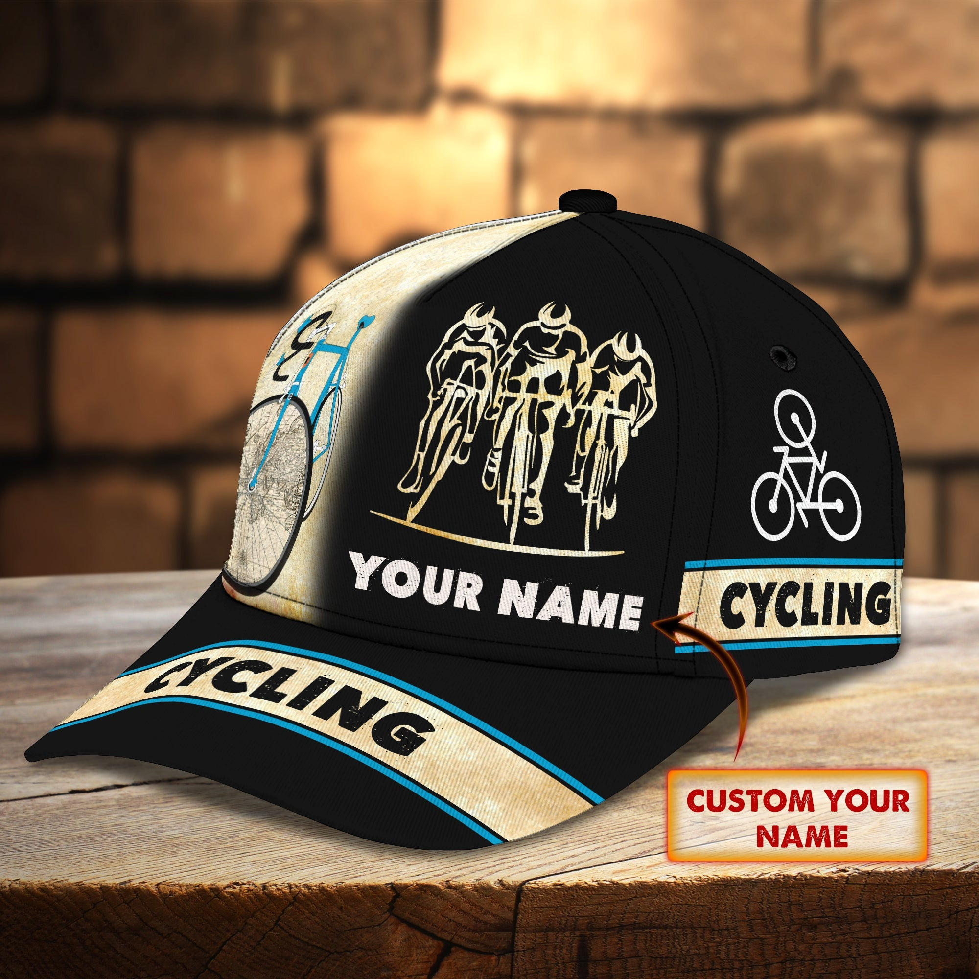 Custom Classic Cap - Personalized Cycling Hat Trucker Hats Custom Hats Gifts For Men & Women